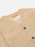 FAWN WOOL FLEECE CARDIGAN / UNIVERSAL WORKS