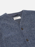 SLATE BLUE  WOOL FLEECE CARDIGAN / UNIVERSAL WORKS