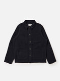 NAVY WOOL FLEECE UNIFORM JACKET / UNIVERSAL WORKS