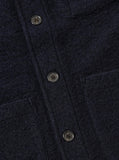 NAVY WOOL FLEECE UNIFORM JACKET / UNIVERSAL WORKS