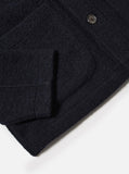 NAVY WOOL FLEECE UNIFORM JACKET / UNIVERSAL WORKS