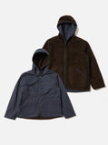 REVERSIBLE SIMPLE HOODED JACKET NAVY BROWN UNIVERSAL WORKS