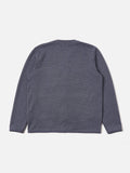 CARDIGAN A BOUTON EN COTON MOTIFS BLANC ET BLEU UNIVERSAL WORKS HOMME ETE 2025 HABILLE DECONTRACTE