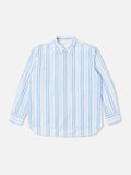 LAZY DAY SHIRT POP STRIPE BLUE UNIVERSAL WORKS HOMME NOUVELLE COLLECTION VERSAILLES