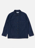 INDIGO WORK DENIM FATIGUE SHIRT / UNIVERSAL WORKS