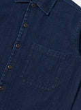 INDIGO WORK DENIM FATIGUE SHIRT / UNIVERSAL WORKS