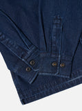 INDIGO WORK DENIM FATIGUE SHIRT / UNIVERSAL WORKS