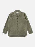 PALE GREEN DAM MARL WORK SHIRT / UNIVERSAL WORKS