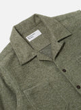 PALE GREEN DAM MARL WORK SHIRT / UNIVERSAL WORKS