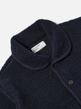 NAVY ALVAE FLEECE LANCASTER / UNIVERSAL WORKS