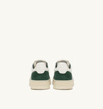 Vue arrière des Autry Medalist GS42 White Bottle, sneakers homme cuir blanc et vert, boutique Versailles