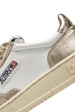 BASKET MEDALIST WB16 CUIR BLANC PLATINE / AUTRY