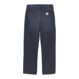 PANTALON SINGLE KNEE STONE CANVAS DARK NAVY / CARHARTT