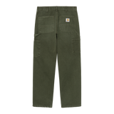 PANTALON SINGLE KNEE STONE CANVAS OLIVE / CARHARTT