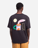 T-SHIRT CAFE DE MINUIT NOIR CARBONE / OLOW
