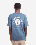 T-SHIRT GOLD BLEU ACIER / OLOW