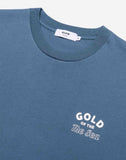 T-SHIRT GOLD BLEU ACIER / OLOW