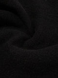 BLACK WOOL FLEECE UNIFORM JACKET / UNIVERSAL WORKS