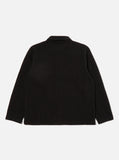 BLACK WOOL FLEECE UNIFORM JACKET / UNIVERSAL WORKS