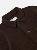 BROWN WOOL FLEECE UNIFORM JACKET / UNIVERSAL WORKS