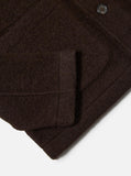 BROWN WOOL FLEECE UNIFORM JACKET / UNIVERSAL WORKS