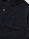 NAVY WOOL FLEECE UNIFORM JACKET / UNIVERSAL WORKS