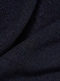 NAVY WOOL FLEECE ZIP BOMBER / UNIVERSAL WORKS