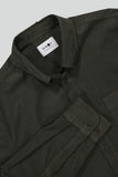 CHEMISE BUTTON DOWN ARNE VELOURS FIN KAKI NO NATIONALITY 07 VERSAILLES