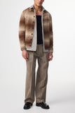 ALFIE ALPACA BLEND CARDIGAN CAMEL STRIPE / NN.07