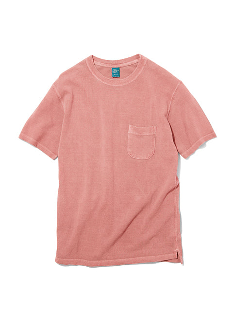 TEE SHIRT S/S PIQUE POCKET P-CORAL GOOD ON