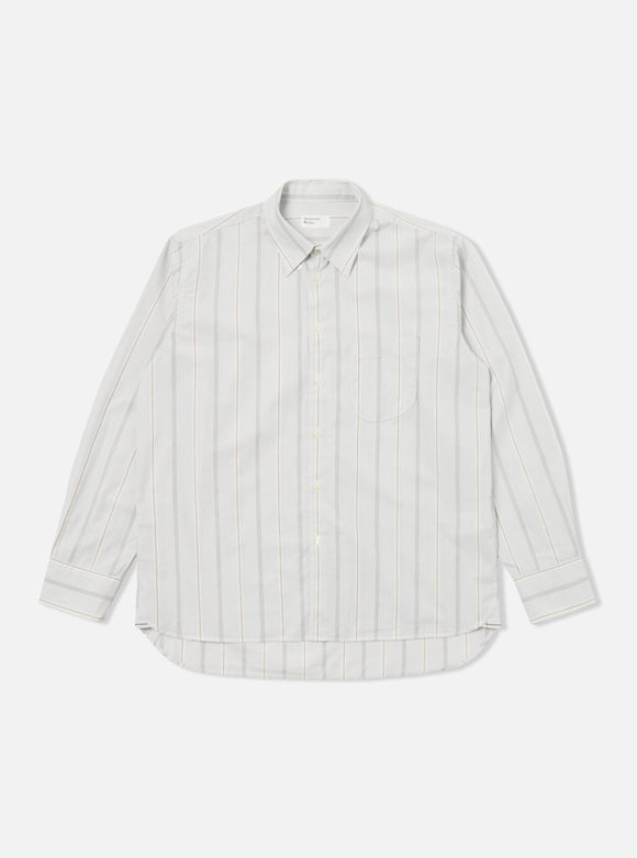 LAZY DAY SHIRT ECRU SYDNEY STRIPE UNIVERSAL WORKS