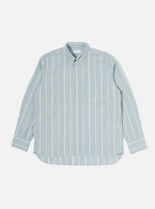 LAZY DAY SHIRT BLUE SYDNEY STRIPE UNIVERSAL WORKS
