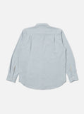 CHEMISE SQUARE POCHE POITRINE EN COTON FLANELLE BLEU CIEL UNIVERSAL WORKS
