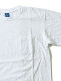 T-SHIRT UNISEX LONG SLEEVE POCKET CREW WHITE GOOD ON JAPAN CLOTHE 