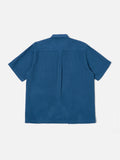 Surchemise coton gaufré homme Veste légère workwear bleu navy