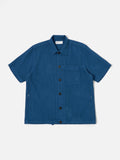 Overshirt nippon waffle navy Veste légère Surchemise homme coton Veste casual Mode masculine Streetwear Workwear universal works versailles