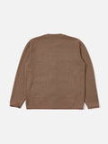 GILET BOUTON MOTFS MARRON SUPER DOUX ET CONFORT UNIVERSAL WORKS NOUVELLE COLLECTION CASUAL CHIC