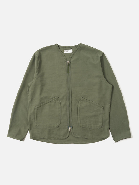 ZIP LINER JACKET NAVY SLUB OLIVE / UNIVERSAL WORKS
