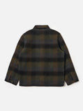 BROWN BERLIN WOOL CHECK WAYFARE JACKET / UNIVERSAL WORKS