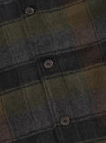 BROWN BERLIN WOOL CHECK WAYFARE JACKET / UNIVERSAL WORKS