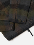 BROWN BERLIN WOOL CHECK WAYFARE JACKET / UNIVERSAL WORKS