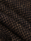 BROWN CEDAR CHECK ZIP SHIRT / UNIVERSAL WORKS