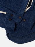 NAVY DAM MARL WORK SHIRT / UNIVERSAL WORKS