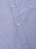 SHIRT SQUARE POCKET STRIPE BLUE / UNIVERSAL WORKS