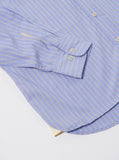 SHIRT SQUARE POCKET STRIPE BLUE / UNIVERSAL WORKS