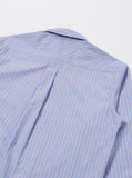 SHIRT SQUARE POCKET STRIPE BLUE / UNIVERSAL WORKS