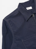 ZIP TOO SHIRT NAVY / UNIVERSAL WORKS