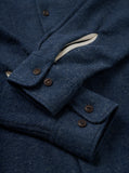 Work Shirt Dam Marl — Marine | Universal Works