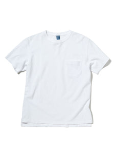 TEE SHIRT S/S PIQUE POCKET WHITE GOOD ON