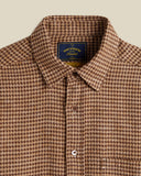 Abstract Pied Poule — Brown | Portuguese Flannel